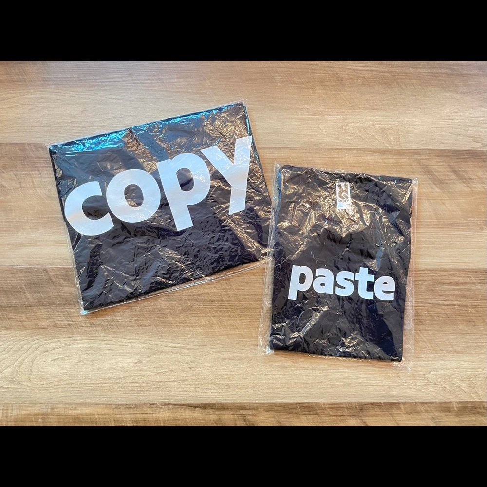 “Copy & Paste” parent & baby shirts!